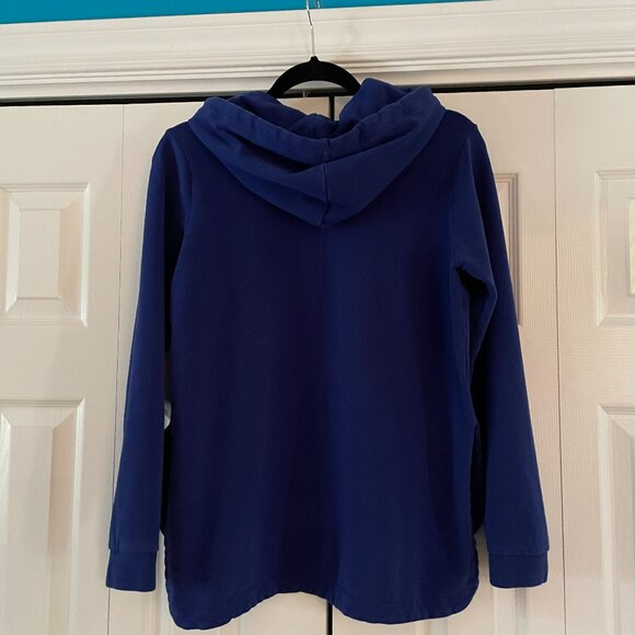 Bench Women sweatshirt hoodie size Large - Gorgeous Dark Cobalt Blue - Picture 6 of 14